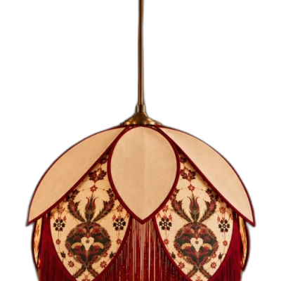 Meva Bordo Dekupe Lotus Lalezar Bordo